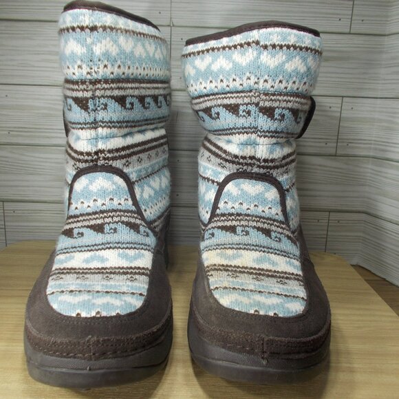 Skechers Women's 7 Knit Sweater Tone Ups Boots - Picture 2 of 4